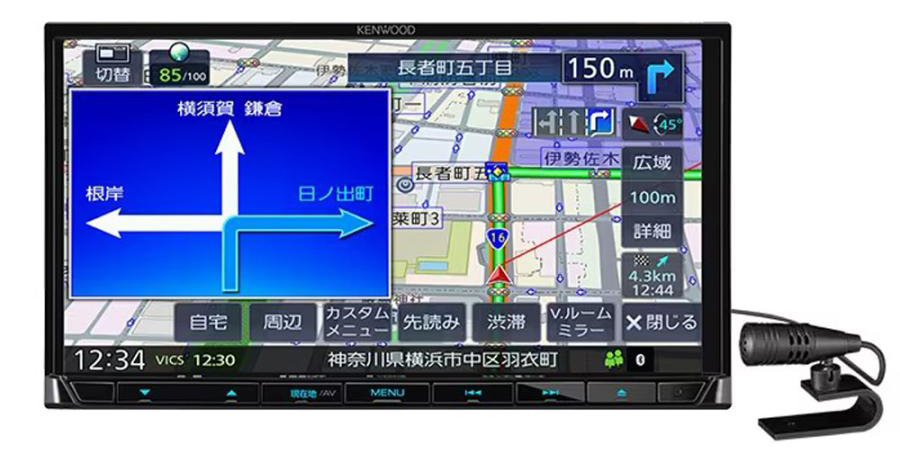 ケンウッド彩速ナビ　MDR-D212(ビジネスモデル)<br>7.0インチ／TV無し／SD／CD無し／Bluetooth／